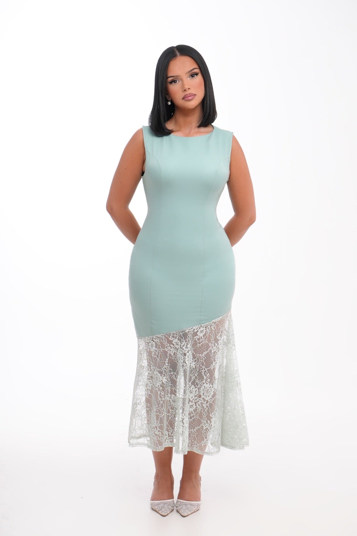 Lace mermaid dress